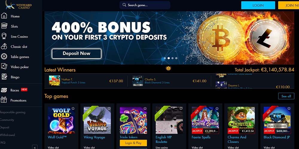 Winward Casino Review