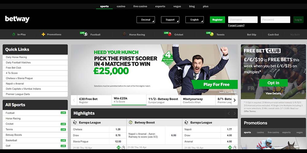 Chat betway live Betway Customer