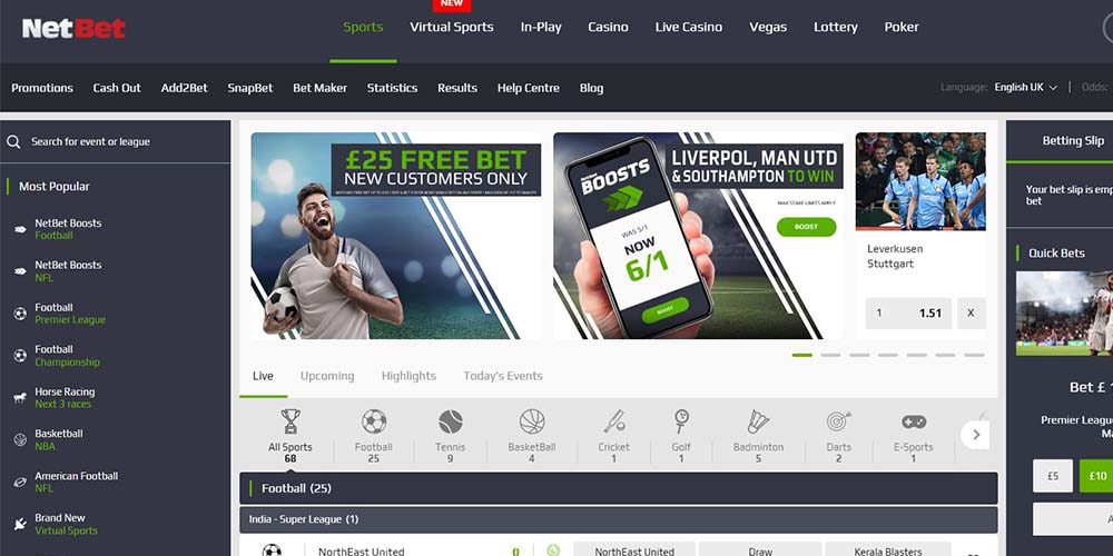 Netbet Sports Betting