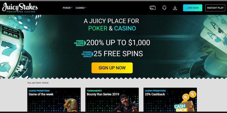 Juicy Stakes No Deposit Bonus Code