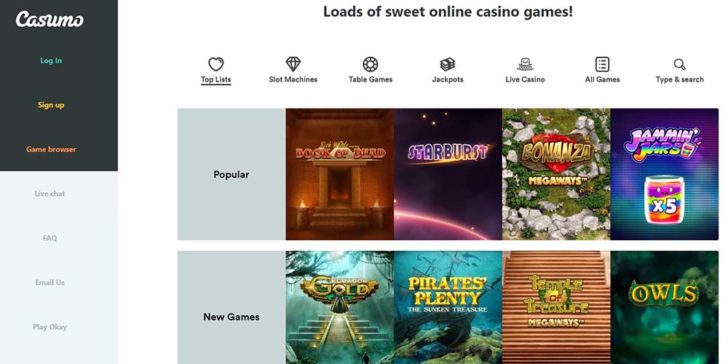 Casumo casino no deposit codes