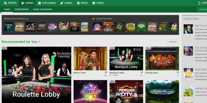 Unibet Casino Welcome Bonus