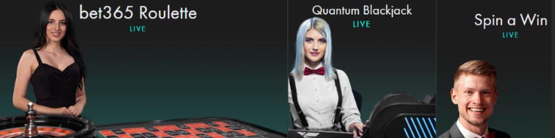 Live casino slots at bet365 Casino