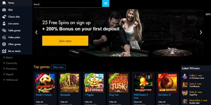 Winward Casino 25 Free Spins