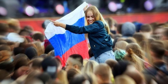 Russian Football Fan Girl World Cup 2018