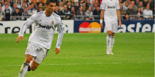 Cristiano Ronaldo Running Real Madrid