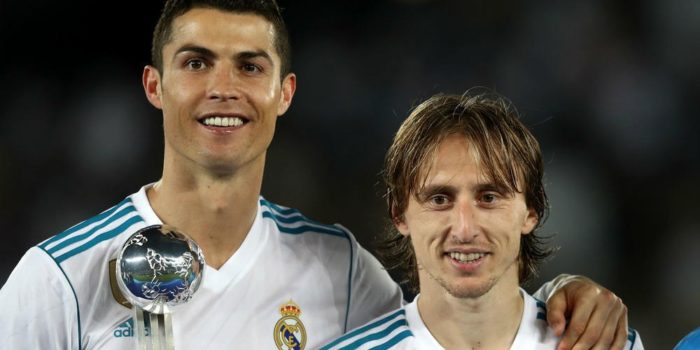 Luka Modric Cristiano Ronaldo Real Madrid