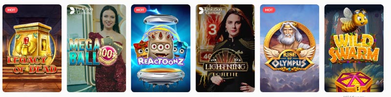 A few of the most popular online casino slots at Megalotto, Megalotto slot software