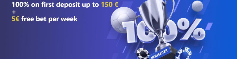 Betmaster Sportsbook Welcome Bonus