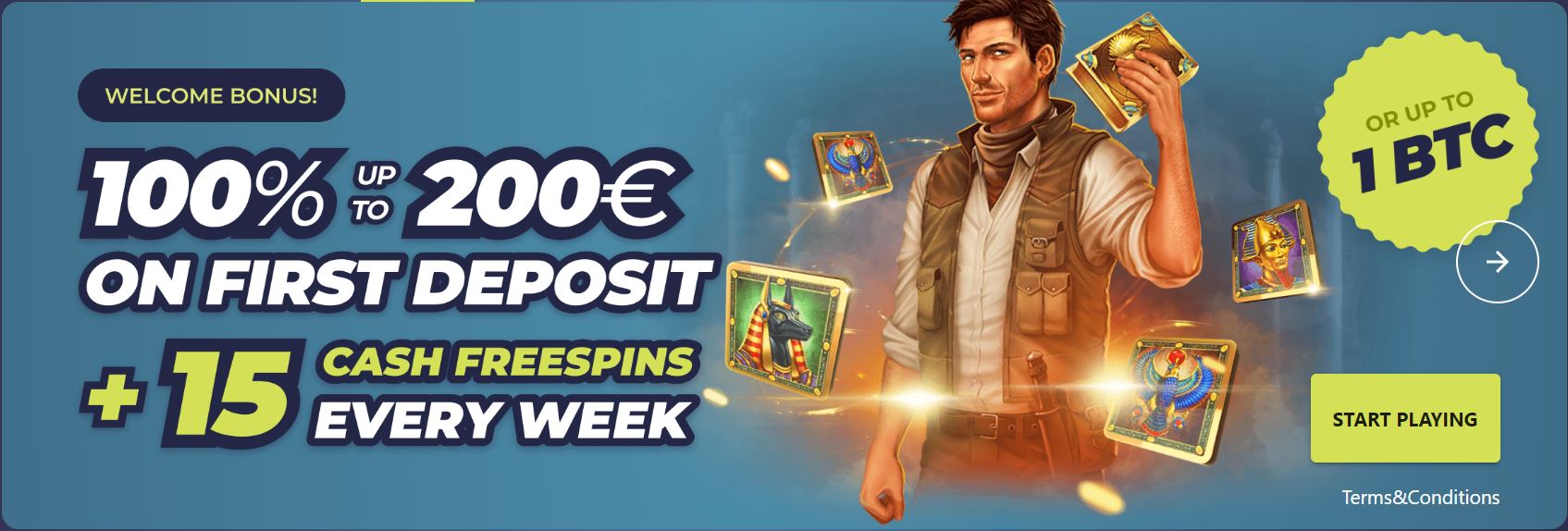 Casinoin Casino Welcome Bonus