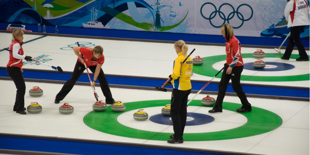 Cleaning at the Olympics, curling and other weird winter sports