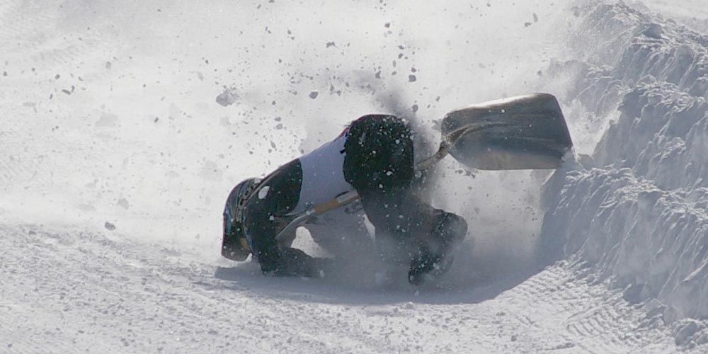 Shovel Racing and other strange sports played in cold weather