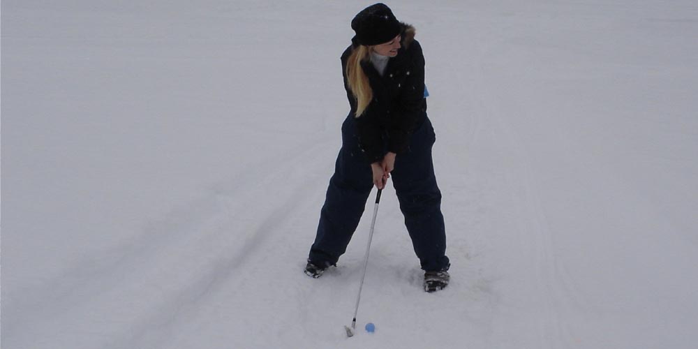 Snow Golf inventor Tina Blomme, Sports played in winter