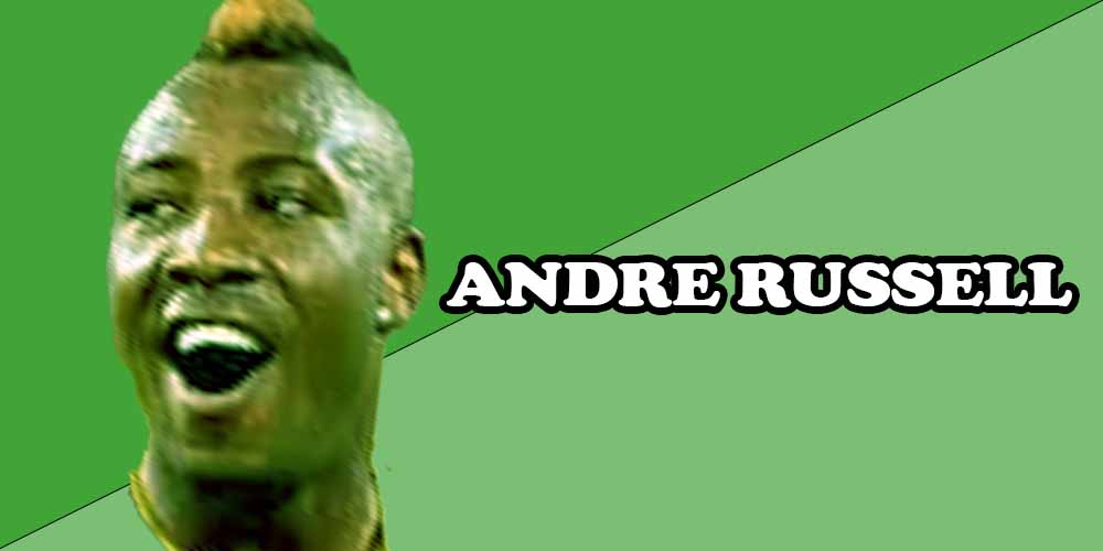 West Indies cricket players ANDRE RUSSELL