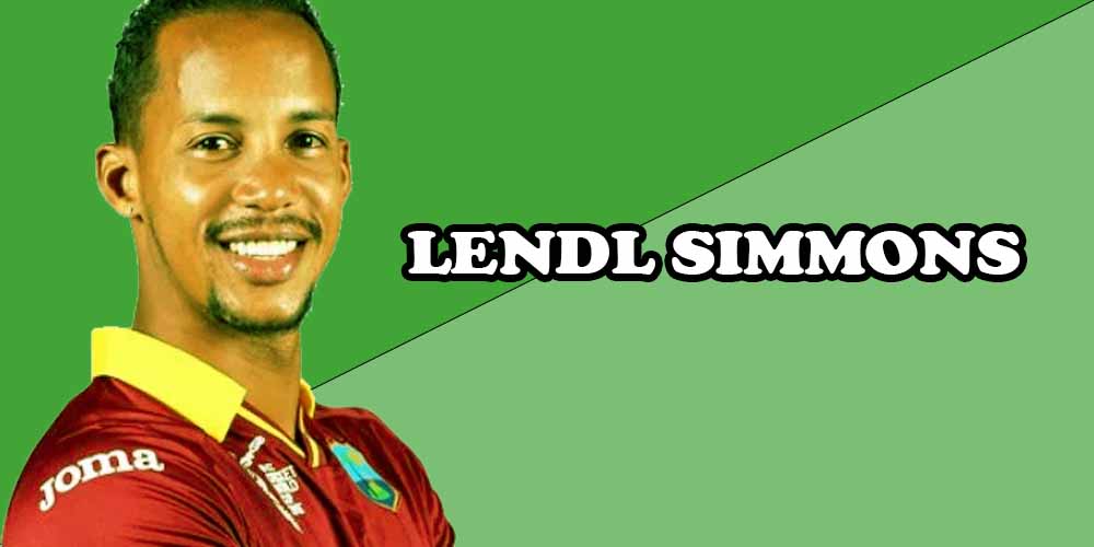 West Indies cricket players LENDL SIMMONS