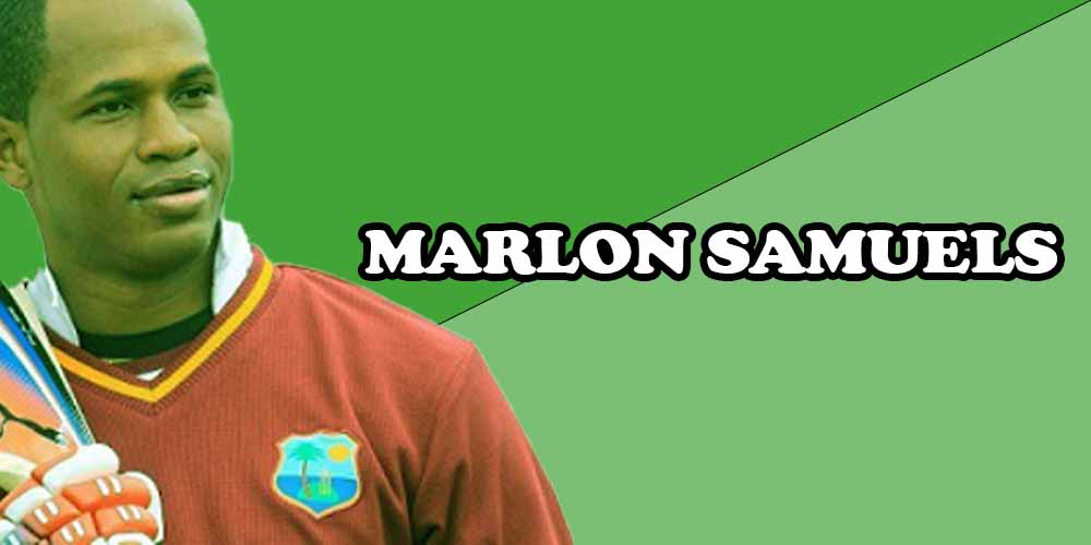 West Indies cricket players MARLON SAMUELS