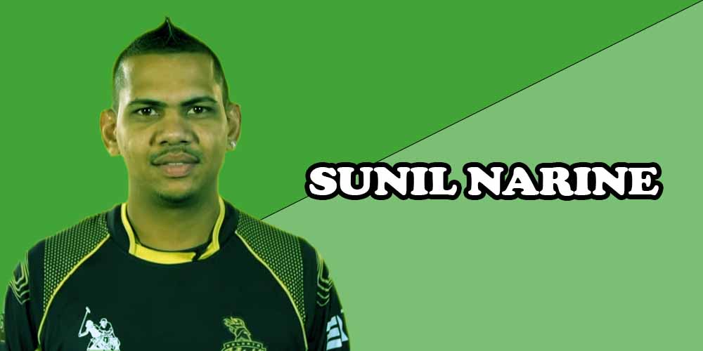 West Indies cricket players SUNIL NARINE