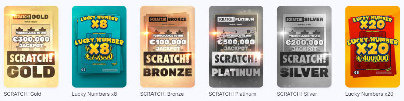 buy scratchcards online, win the jackpot on online games