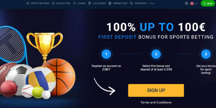 Best online sports betting sign up bonus