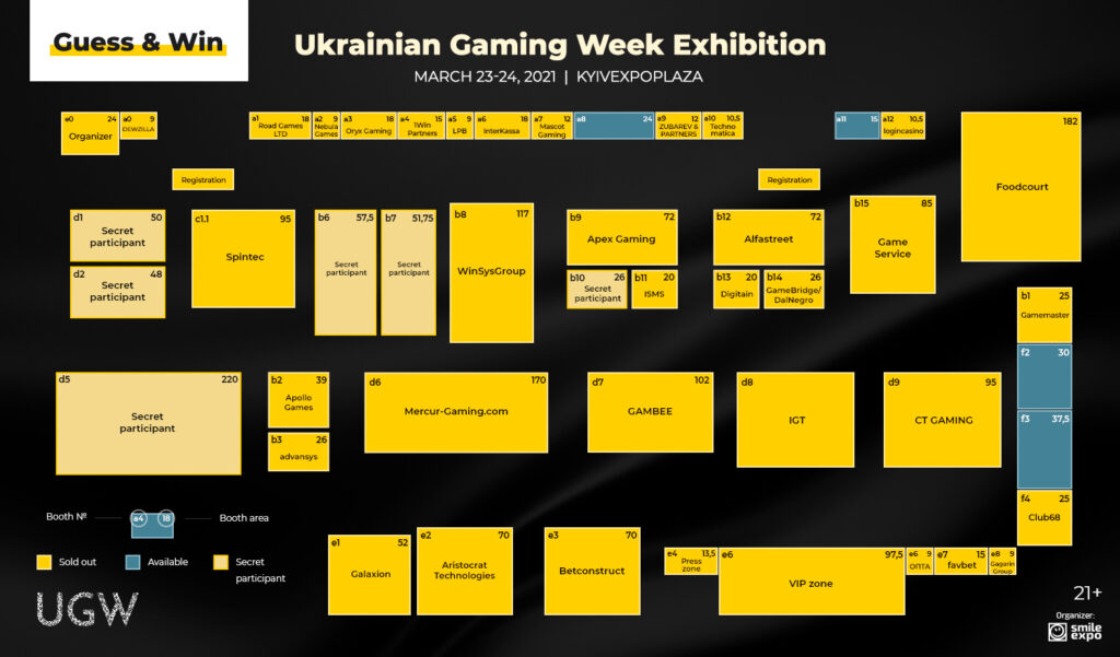 Ukrainian Gaming Week Exhibition plan