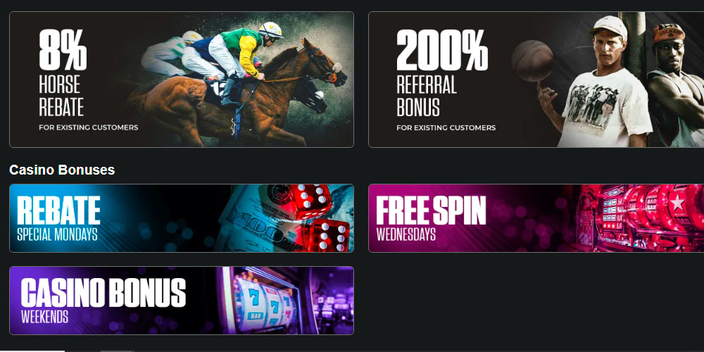 MyBooke ag Casino bonuses and promotions, US casino promotions